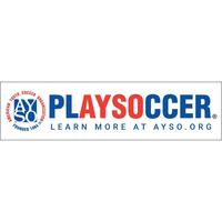 Image of AYSO PLAYSOCCER Bumper Sticker