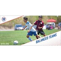 Image of AYSO Six Philosophies Banner - Balanced Teams