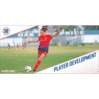 Image of AYSO Six Philosophies Banner - Player Development 