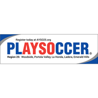 Image of AYSO Registration Banner #3 - PLAYSOCCER