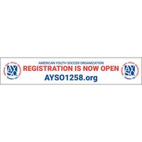 Image of AYSO Registration Banner #4 - AYSO colors