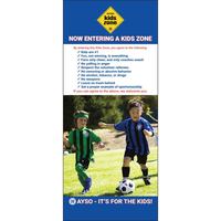Image of AYSO Kids Zone Pull-Up Banner