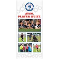 Image of AYSO Player Built Pull-Up Banner #1