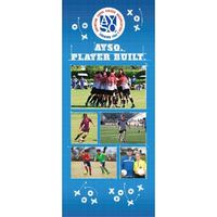 Image of AYSO Player Built Pull-Up Banner #3