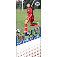 Image of AYSO Many Teams, One AYSO Pull-Up Banner #5
