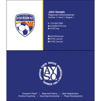 Image of AYSO Business Card #2
