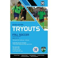 Image of AYSO EXTRA Tryout Half Flyer Boys and Girls