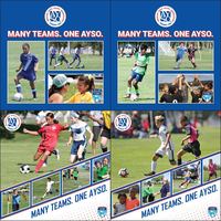 Image of AYSO Many Teams Posts<br><em>-4 Posts Included-<em>