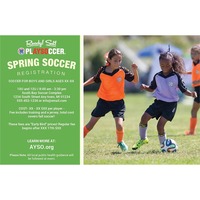 Image of Soccer Registration Half Size Flyers<br><em>Pick Your Season</em>