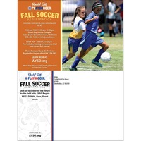 Image of Soccer Registration 2 Sided Postcard<br><em>Pick Your Season</em>