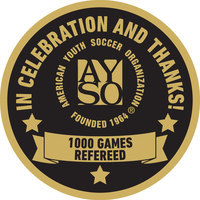 Image of Referee 1,000 Games Badge
