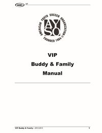 Image of VIP Buddy Manual