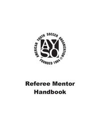 Image of Referee Mentor Handbook